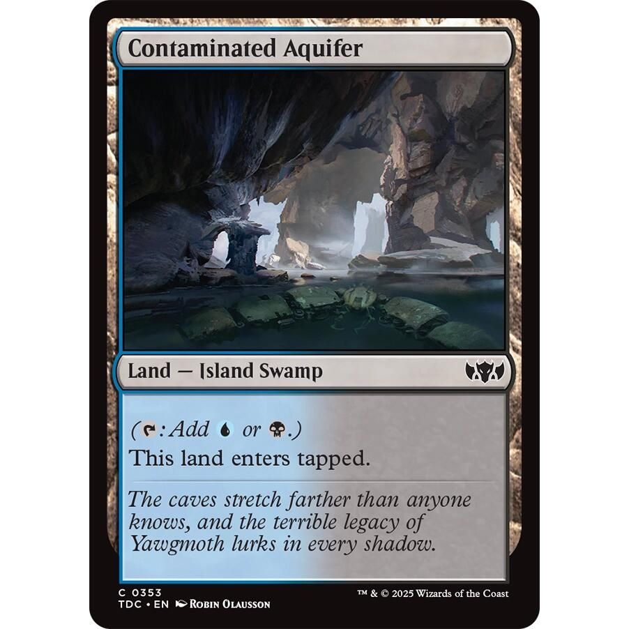 Image for Contaminated Aquifer (353) (TDC) - Magic: The Gathering