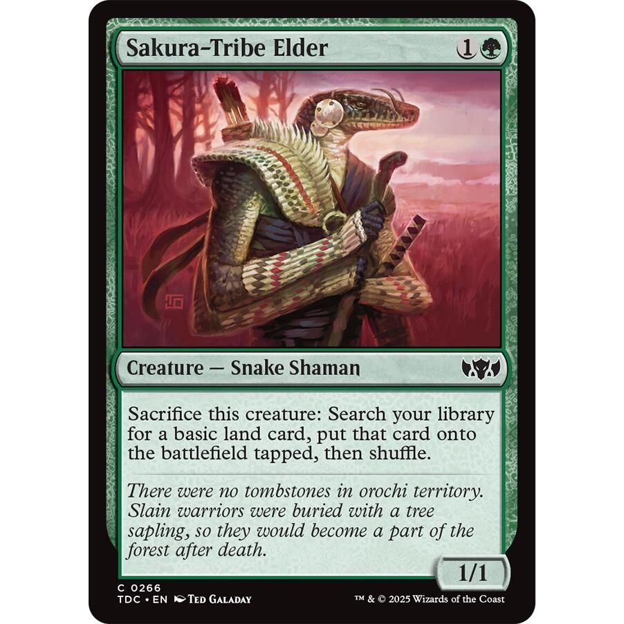 Image for Sakura-Tribe Elder (266) (TDC) - Magic: The Gathering