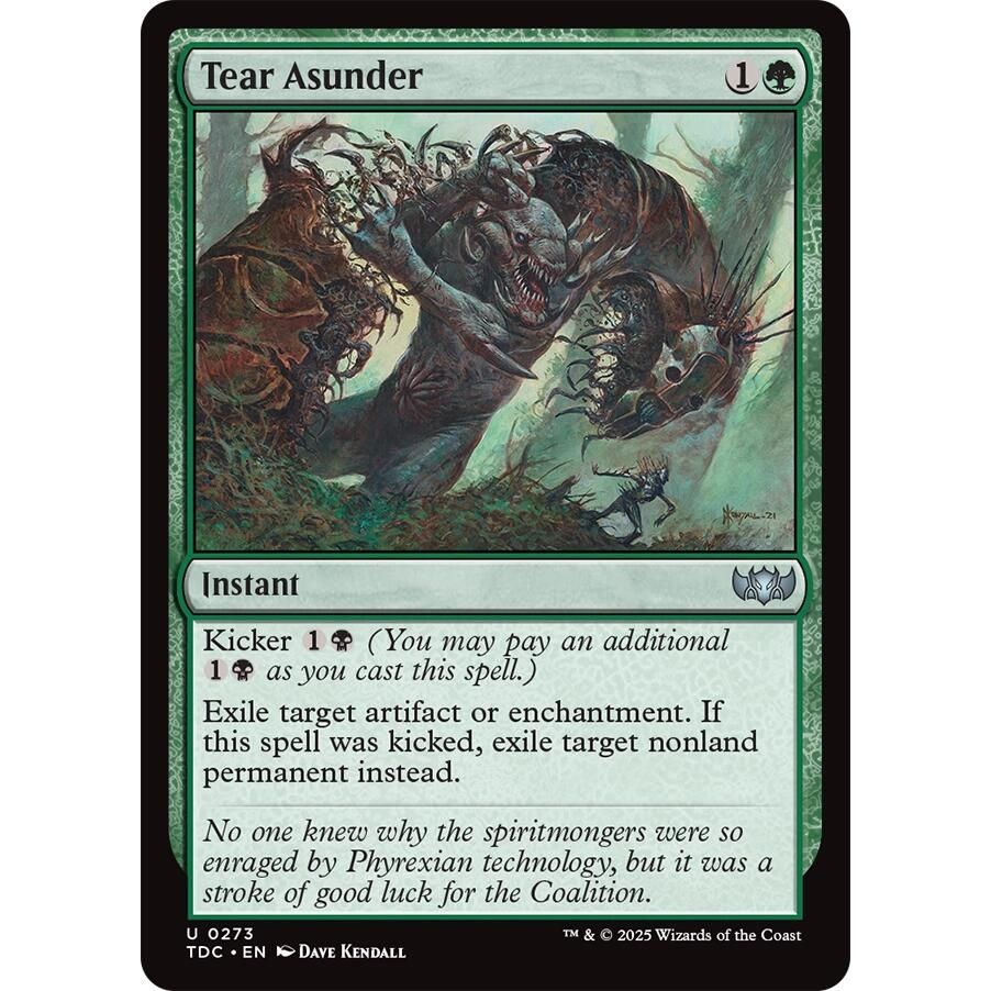 Image for Tear Asunder (273) (TDC) - Magic: The Gathering