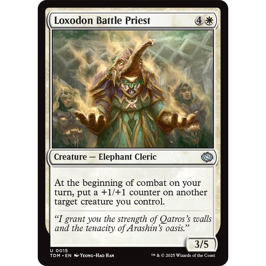 Image for Loxodon Battle Priest (15) (TDM) - Magic: The Gathering