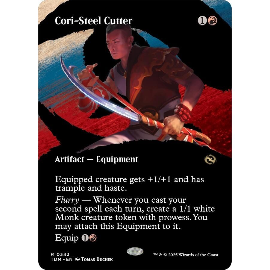 Image for Cori-Steel Cutter (Borderless) (343) (TDM) - Magic: The Gathering