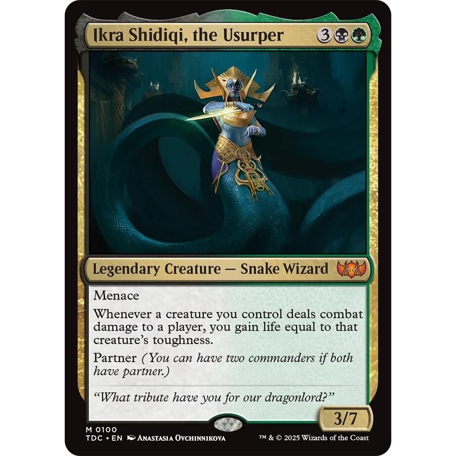 Image for Ikra Shidiqi, the Usurper (100) (TDC) - Magic: The Gathering