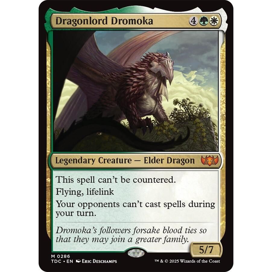 Image for Dragonlord Dromoka (286) (TDC) - Magic: The Gathering