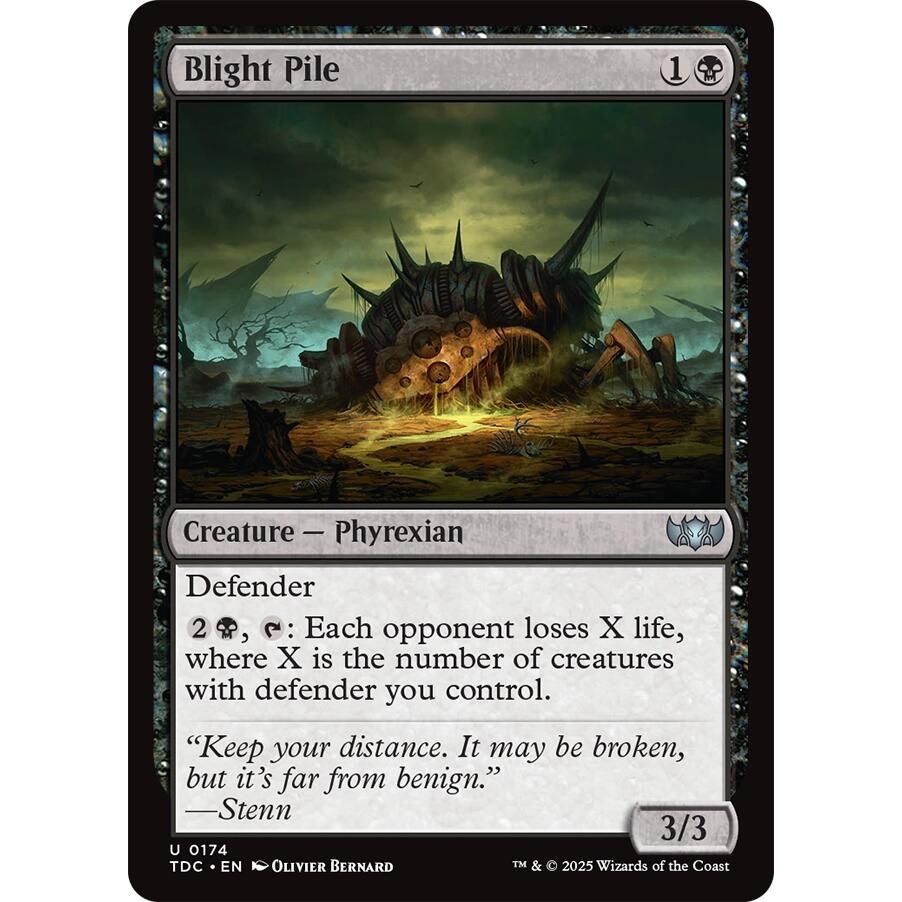 Image for Blight Pile (174) (TDC) - Magic: The Gathering