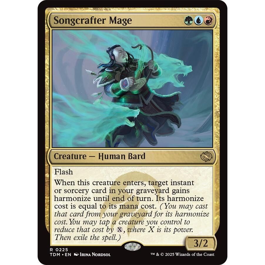 Image for Songcrafter Mage (225) (TDM) - Magic: The Gathering