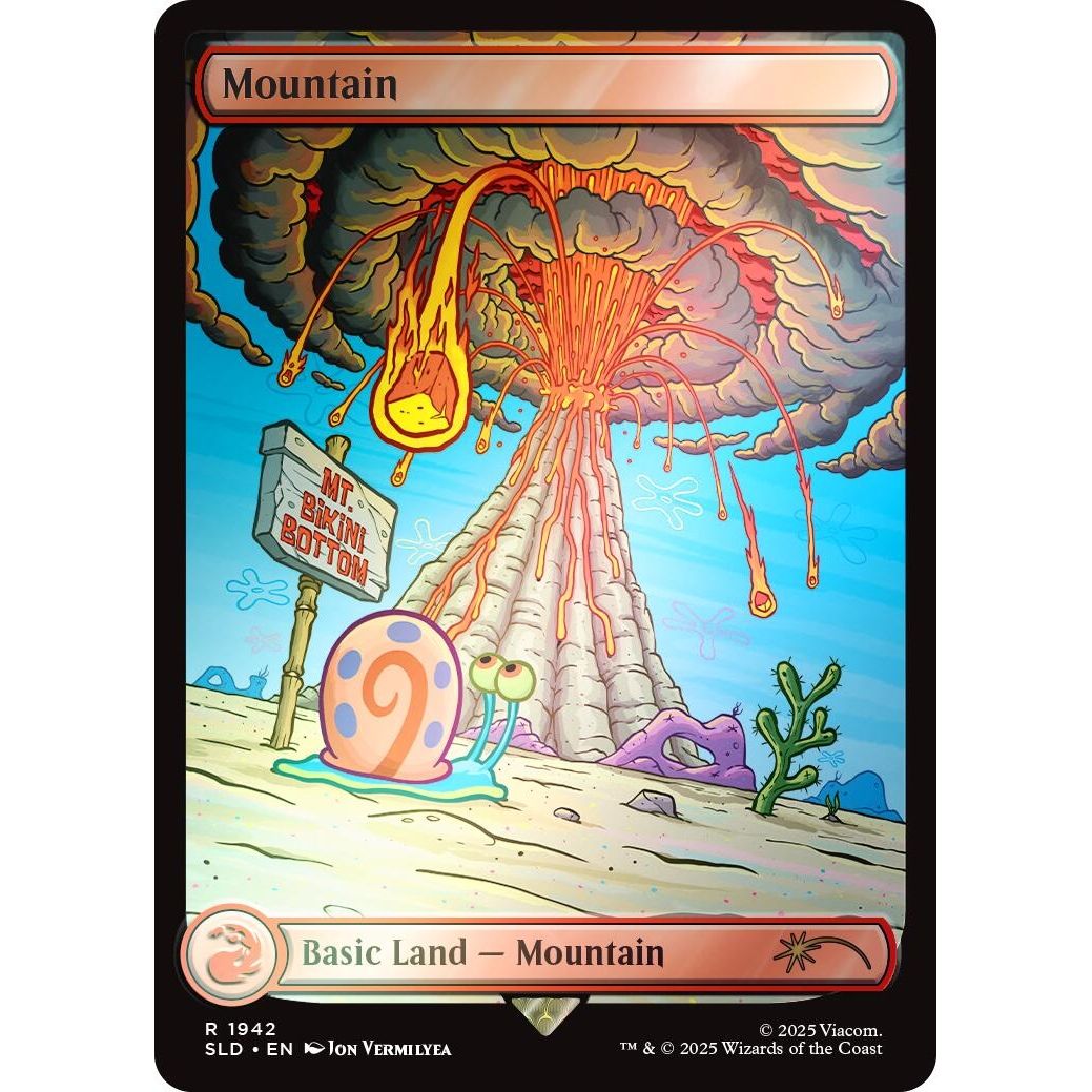 Image for Mountain (1942) (Rainbow Foil) (1942) (SLD) - Magic: The Gathering