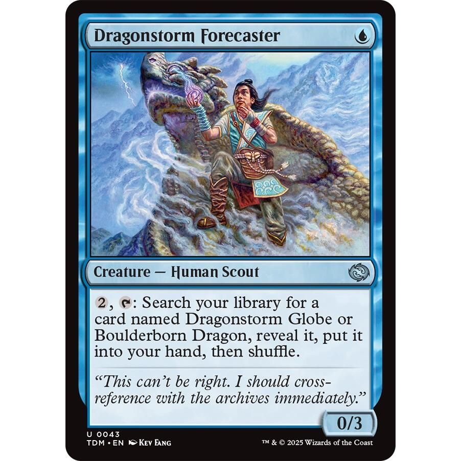 Image for Dragonstorm Forecaster (43) (TDM) - Magic: The Gathering