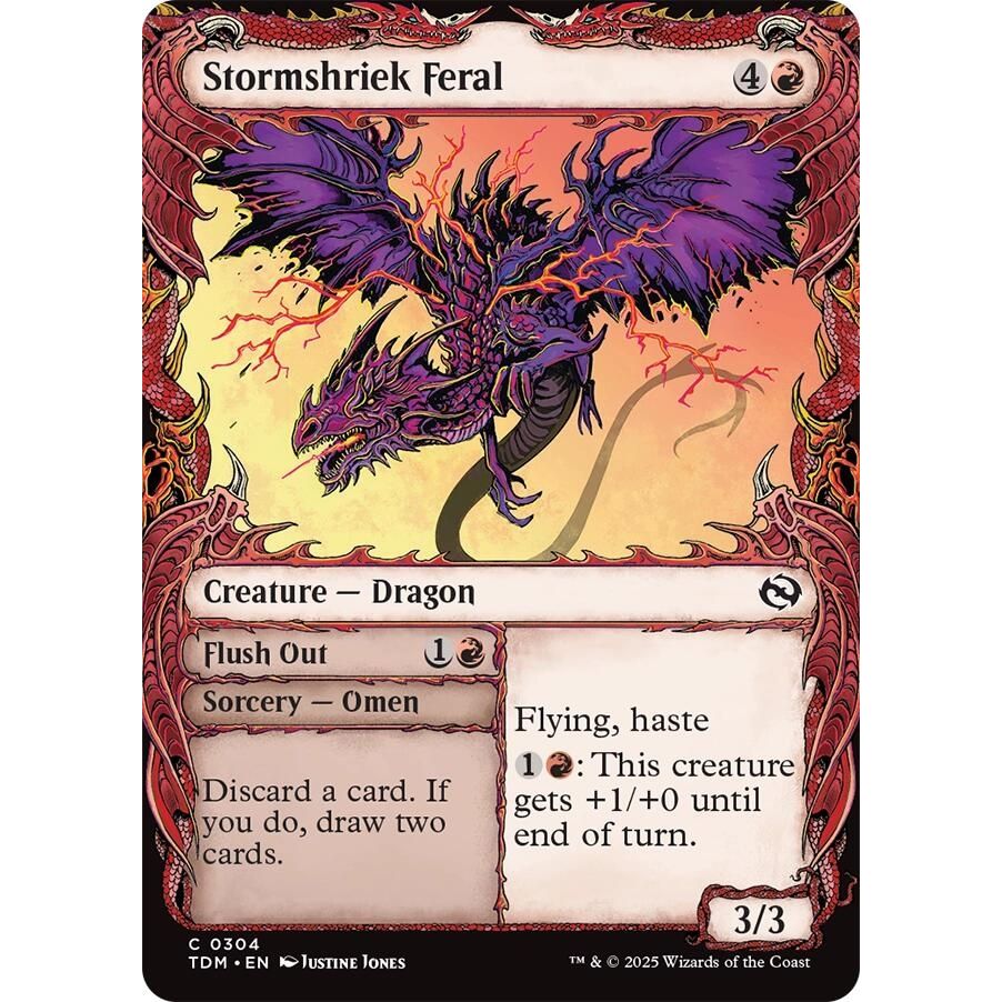 Image for Stormshriek Feral (Showcase) (304) (TDM) - Magic: The Gathering