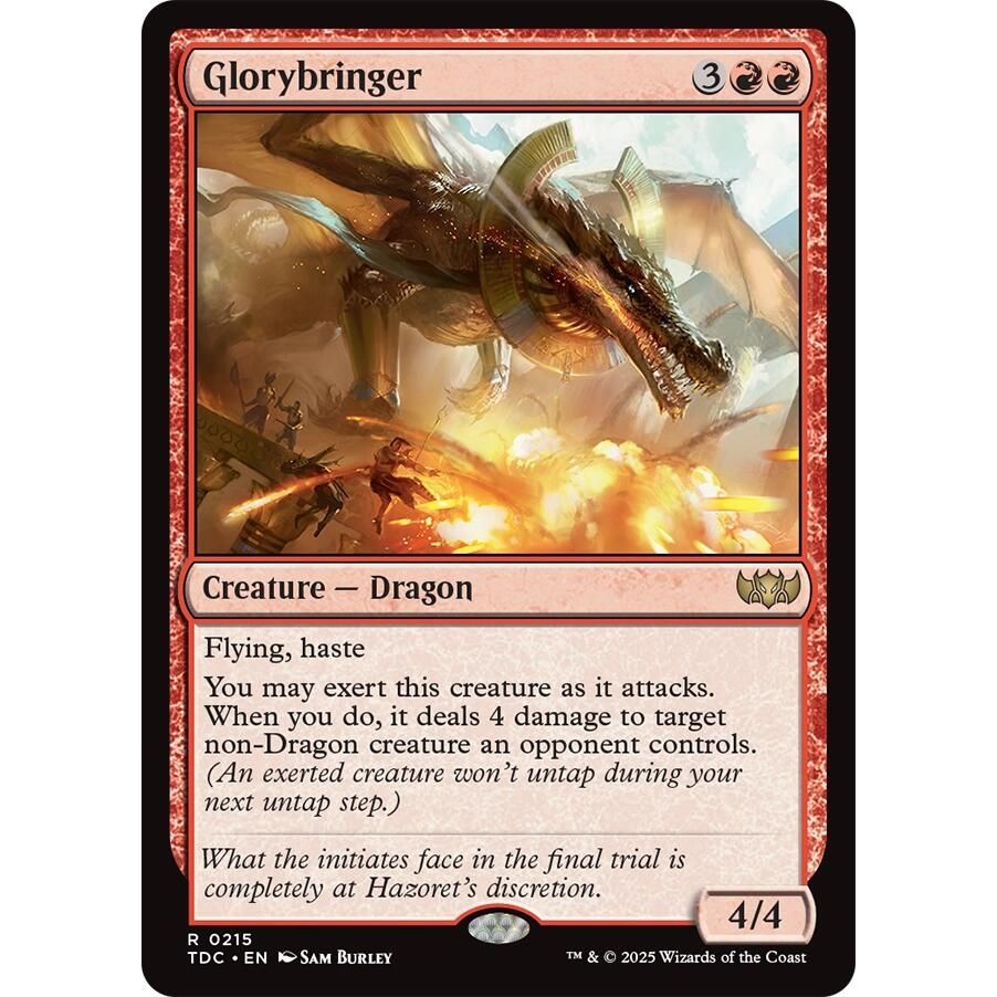 Image for Glorybringer (215) (TDC) - Magic: The Gathering