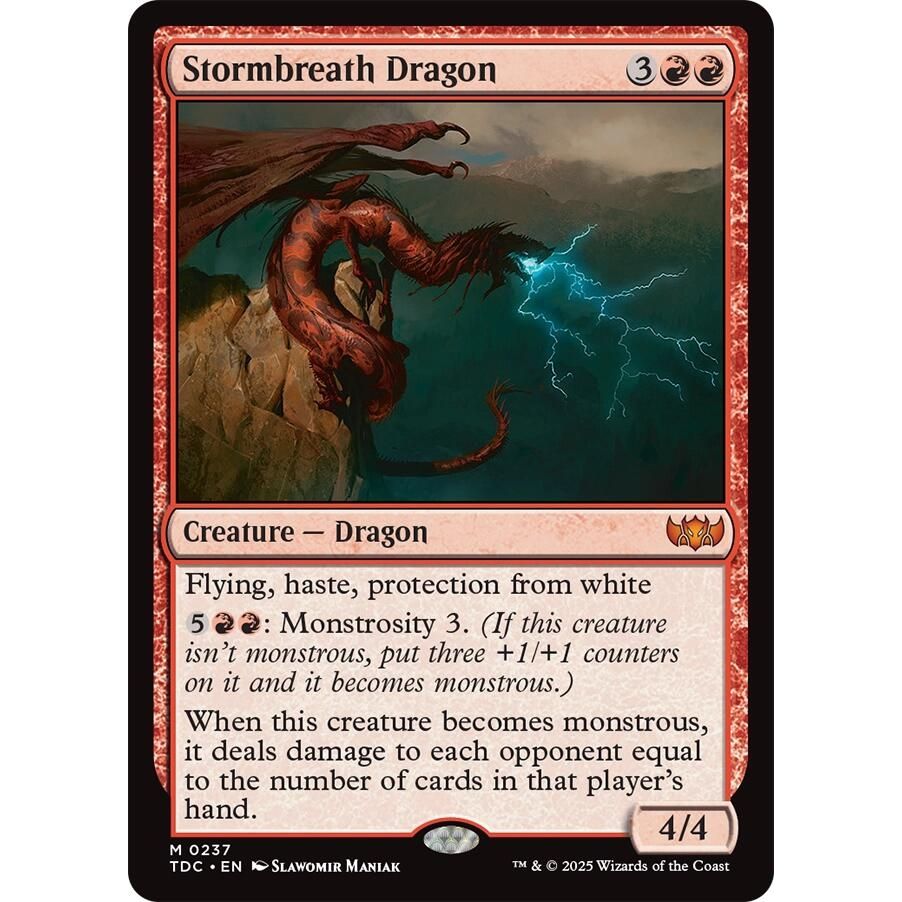 Image for Stormbreath Dragon (237) (TDC) - Magic: The Gathering