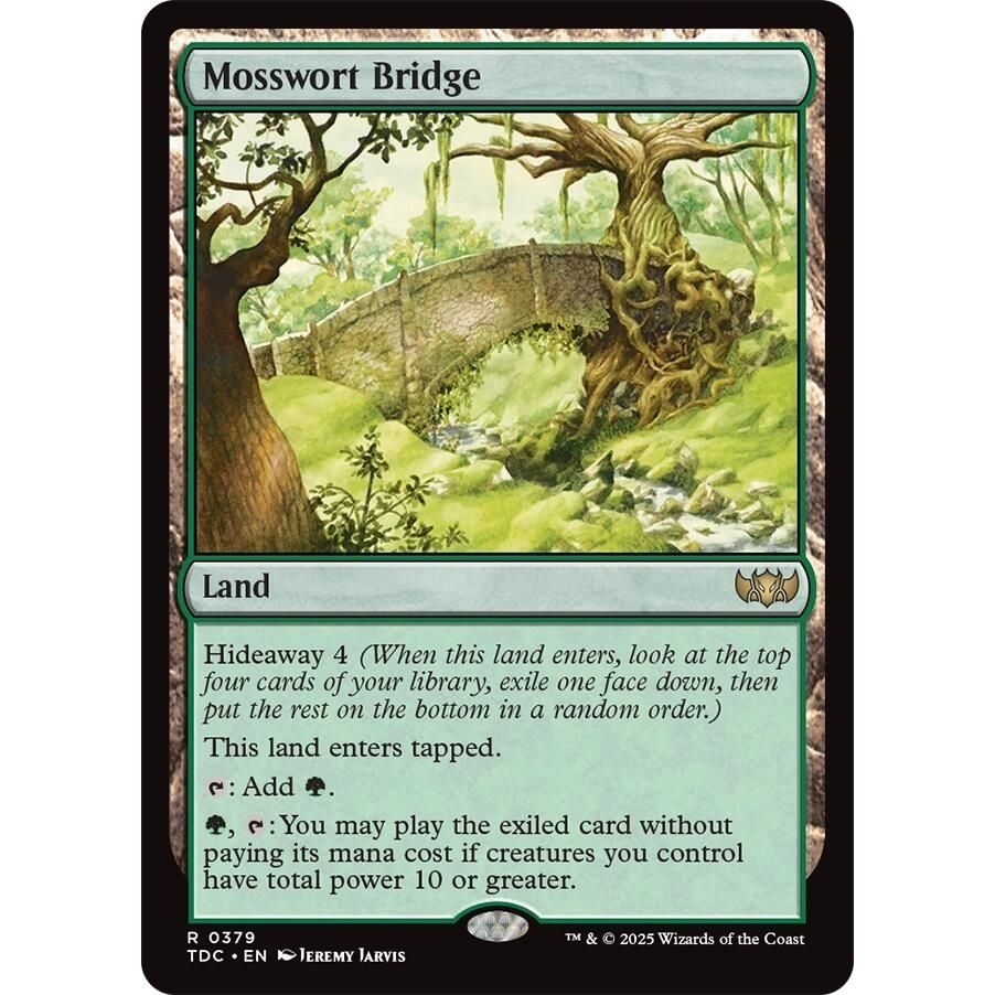 Image for Mosswort Bridge (379) (TDC) - Magic: The Gathering