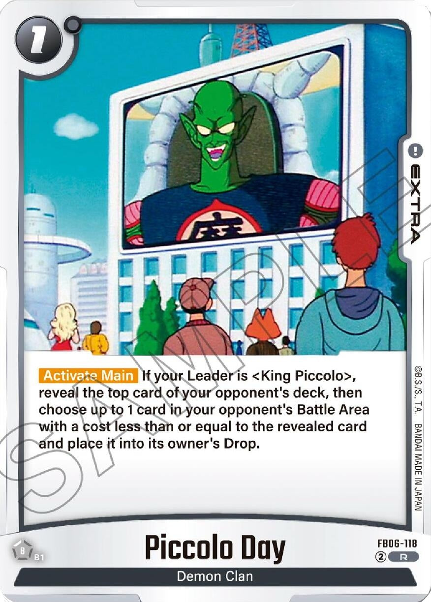 Image for Piccolo Day (FB06-118) (FB06) - Dragon Ball Super: Fusion World