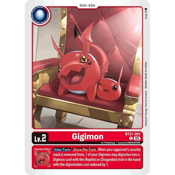 Image for Gigimon (BT21-001 C) (BT21) - Digimon Card Game