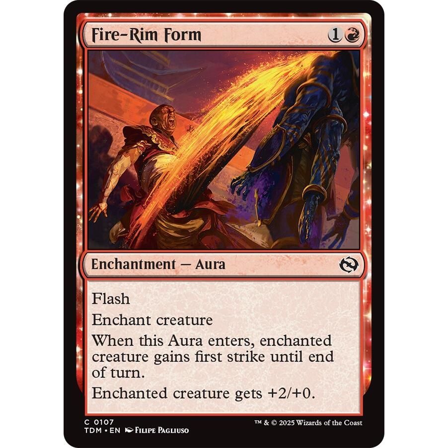 Image for Fire-Rim Form (107) (TDM) - Magic: The Gathering