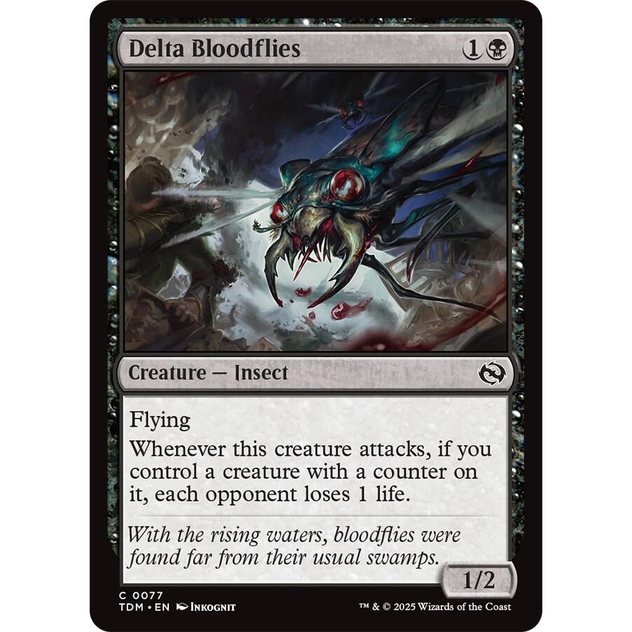 Image for Delta Bloodflies (77) (TDM) - Magic: The Gathering