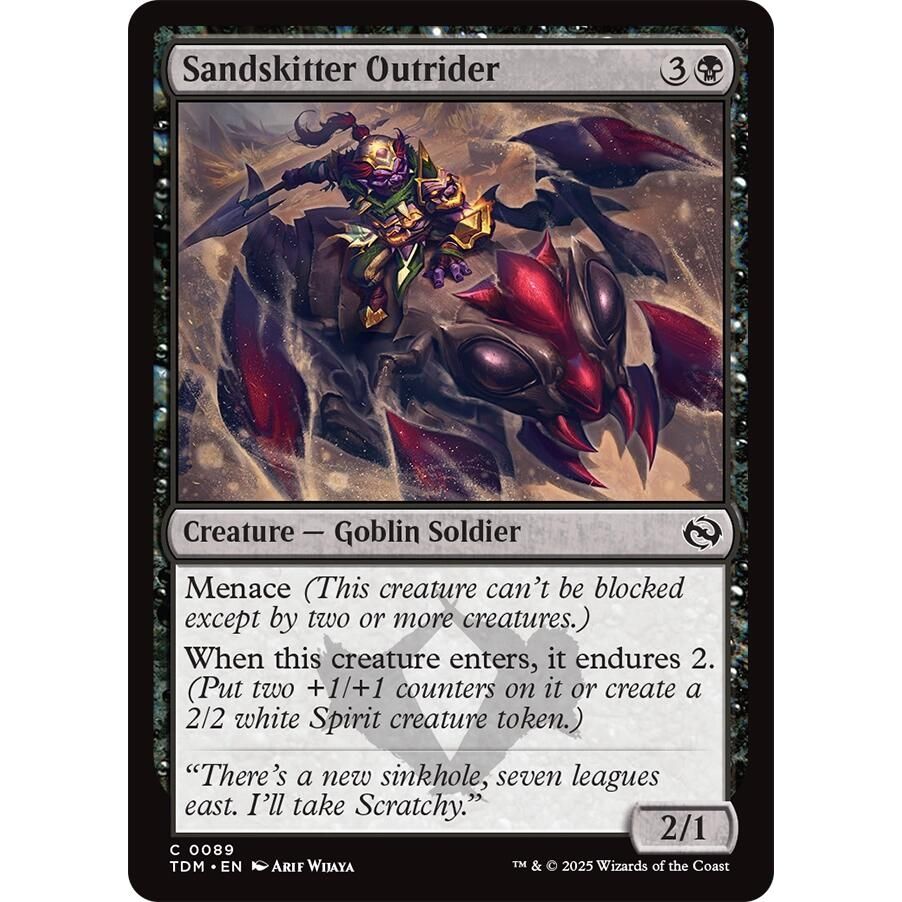 Image for Sandskitter Outrider (89) (TDM) - Magic: The Gathering