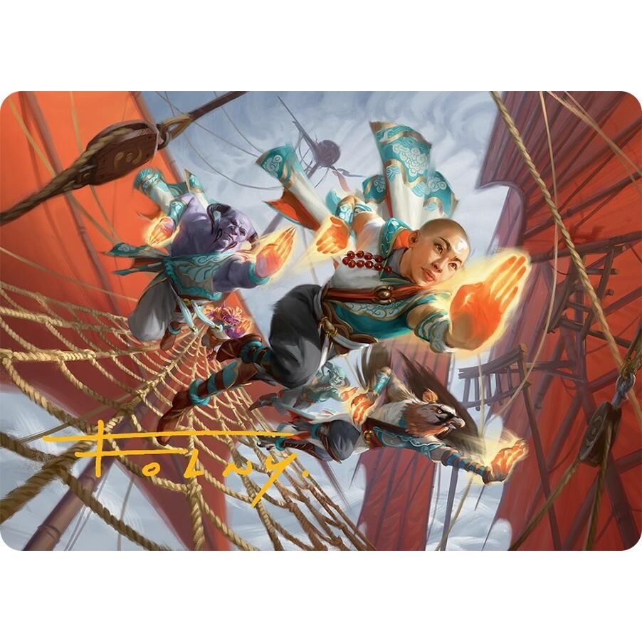 Image for Aligned Heart Art Card (52/54) (Gold-Stamped Signature) (52) (AATDM) - Magic: The Gathering