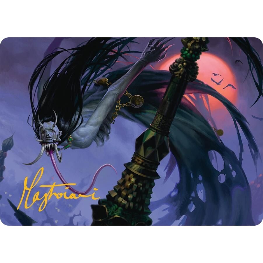 Image for Qarsi Revenant Art Card (12/54) (Gold-Stamped Signature) (12) (AATDM) - Magic: The Gathering