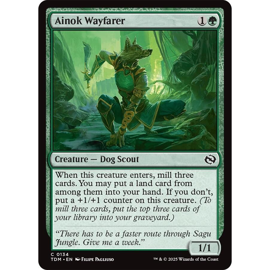 Image for Ainok Wayfarer (134) (TDM) - Magic: The Gathering