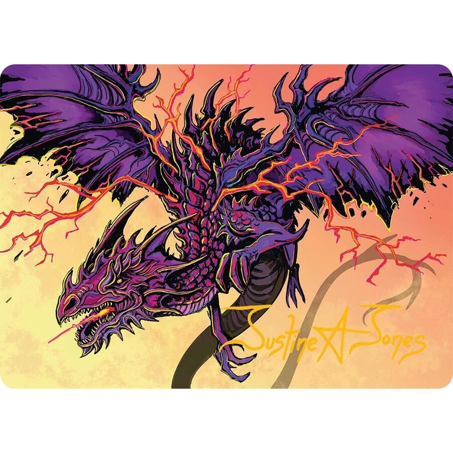 Image for Stormshriek Feral Art Card (35/54) (Gold-Stamped Signature) (35) (AATDM) - Magic: The Gathering