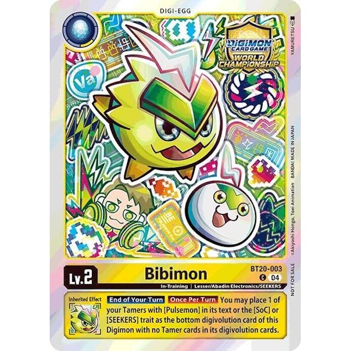 Image for Bibimon (Regionals 25-26 Champion Card Set Season 1) (BT20-003 C) (BT19-20) - Digimon Card Game