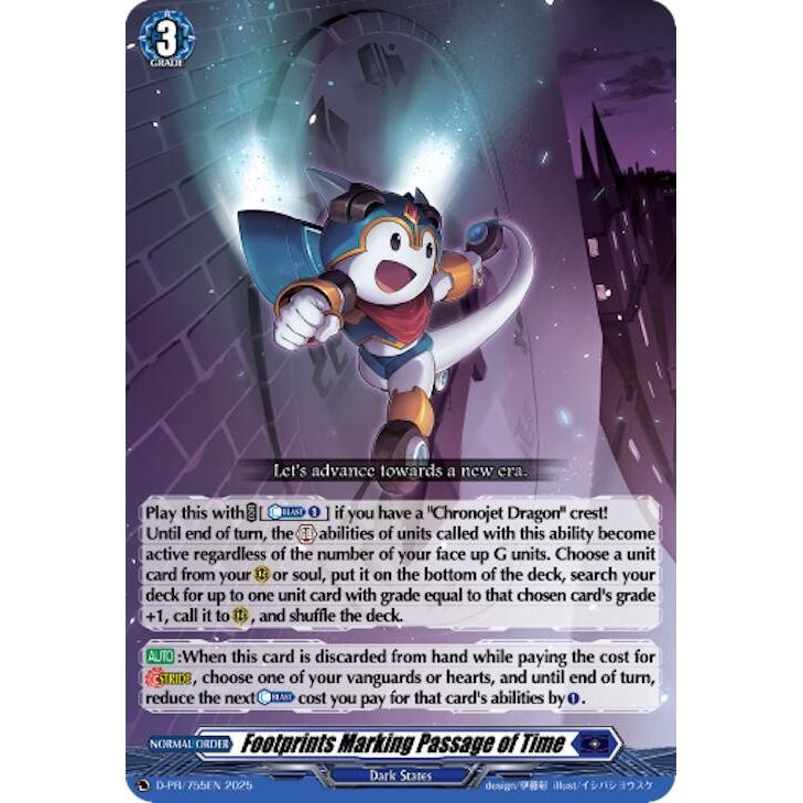 Image for Footprints Marking Passage of Time (D-PR/755) (D-PR/755EN) (D-PR) - Cardfight Vanguard