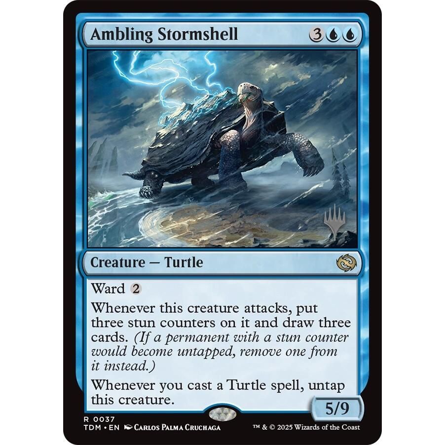 Image for Ambling Stormshell (37) (PPTDM) - Magic: The Gathering