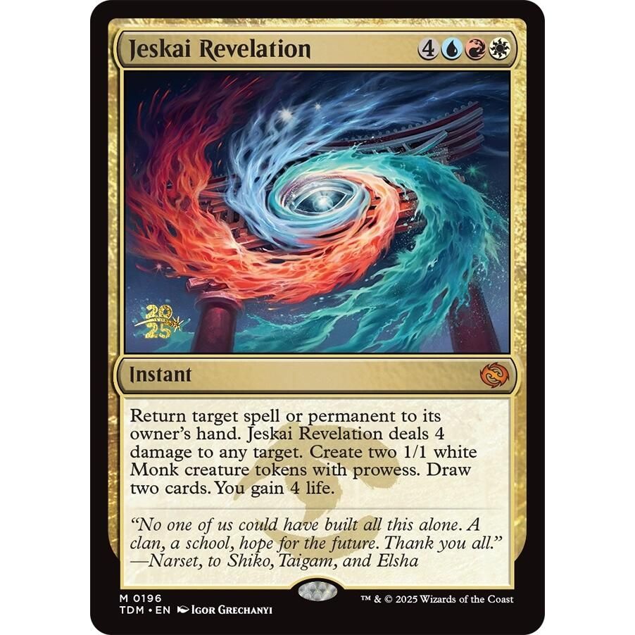 Image for Jeskai Revelation (196) (PRE) - Magic: The Gathering