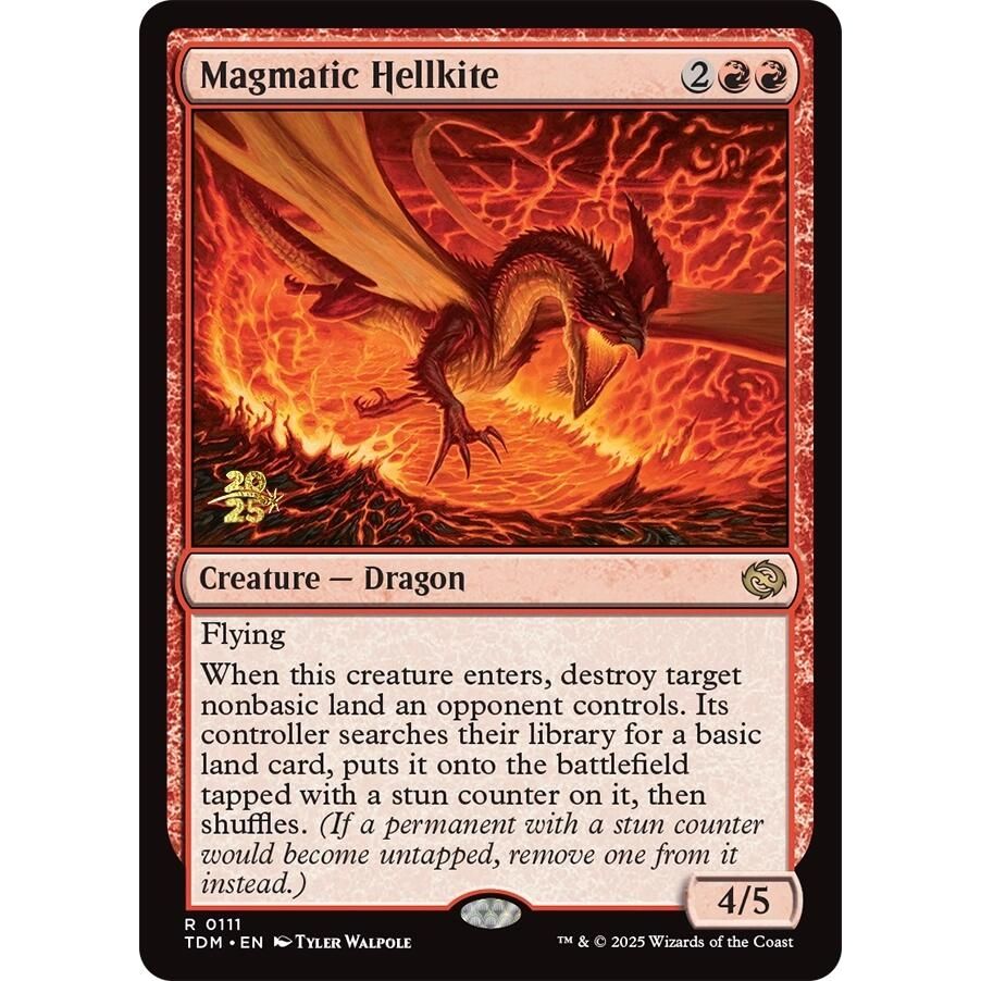 Image for Magmatic Hellkite (111) (PRE) - Magic: The Gathering
