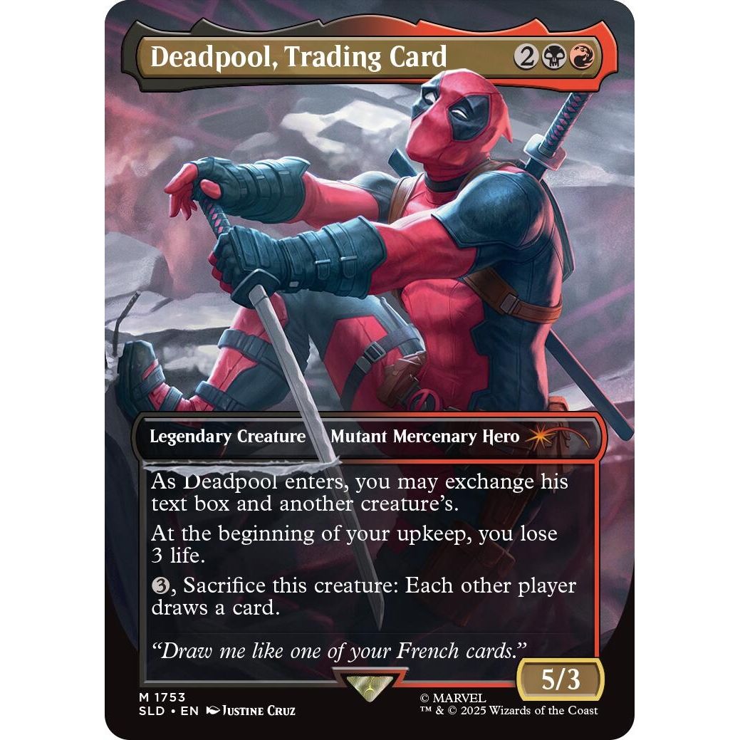 Image for Deadpool, Trading Card (1753) (SLD) - Magic: The Gathering