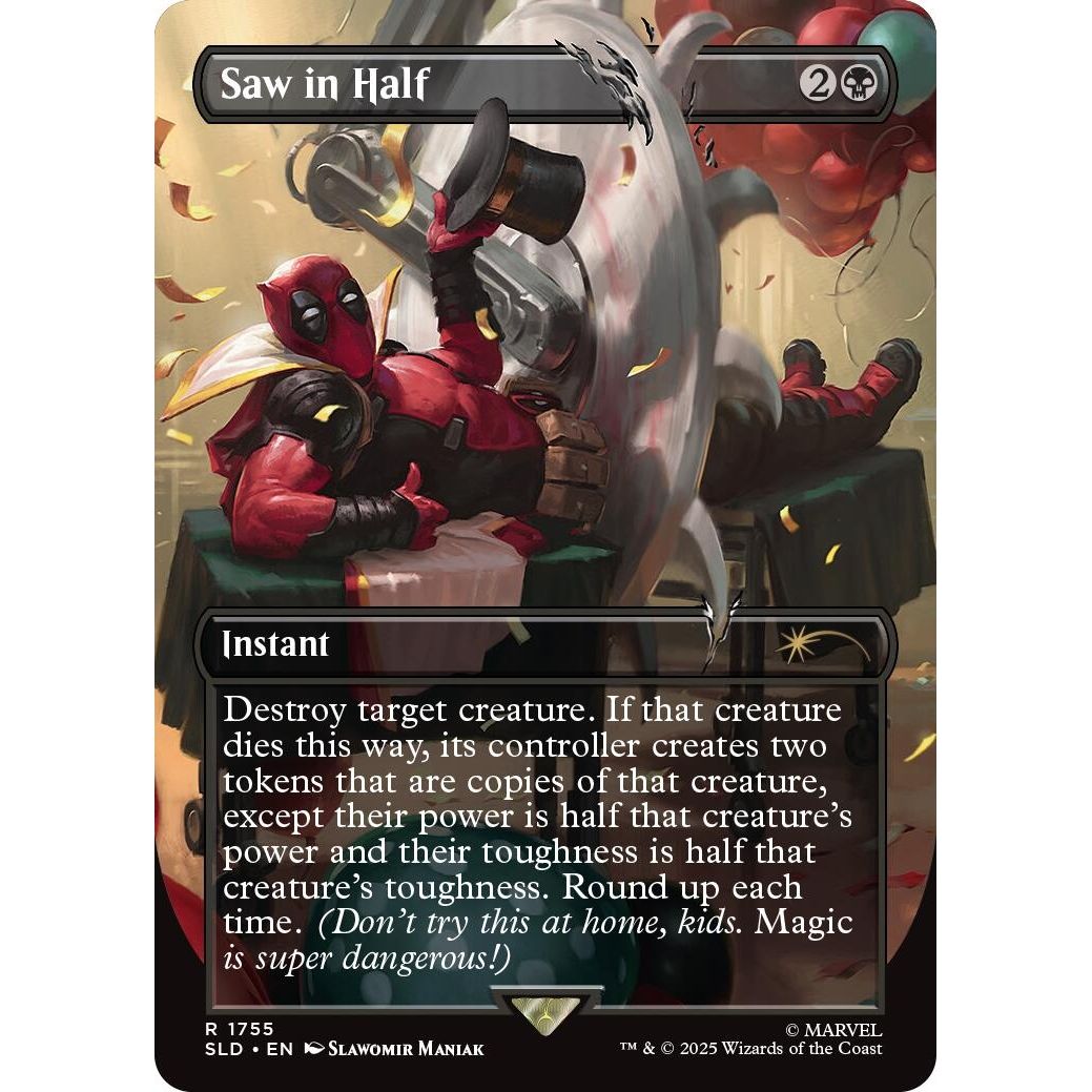 Image for Saw in Half (1755) (SLD) - Magic: The Gathering