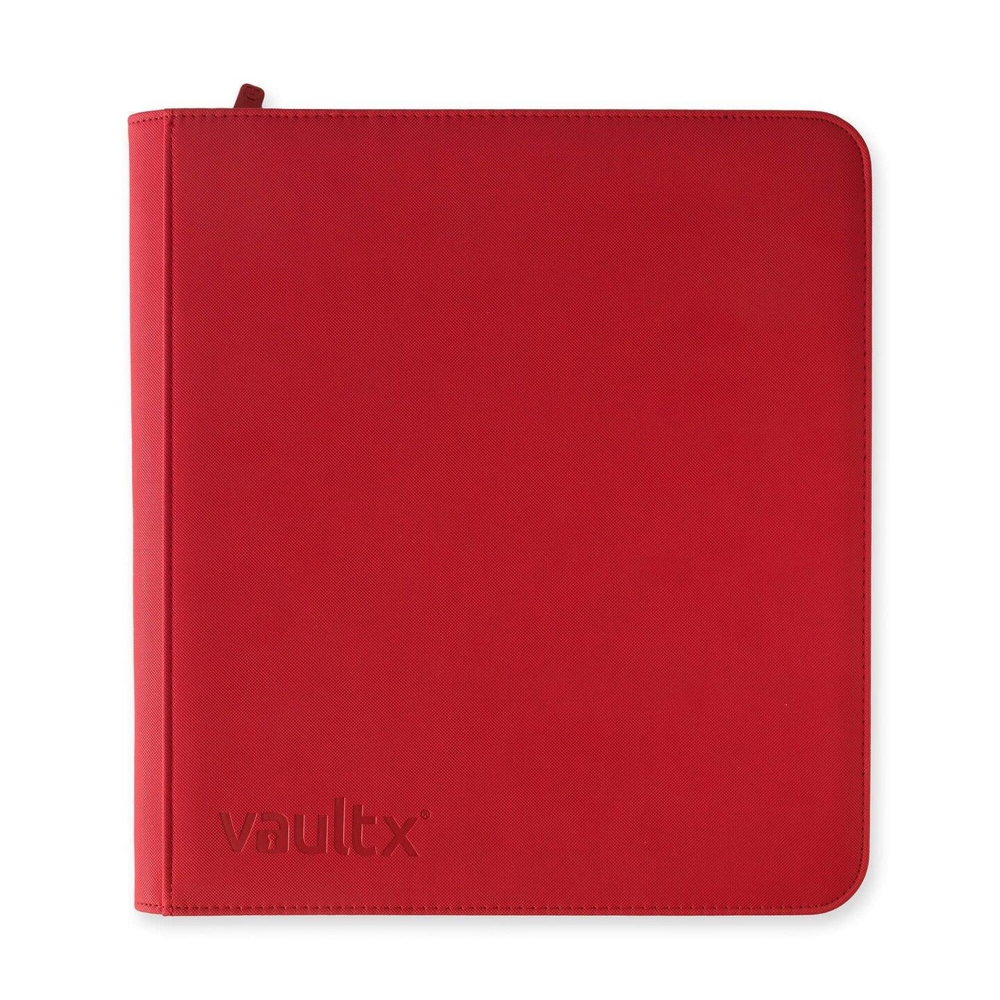 Image for Vault X Zip Binder Exo-Tec - Red 12 Pocket - Storage Albums