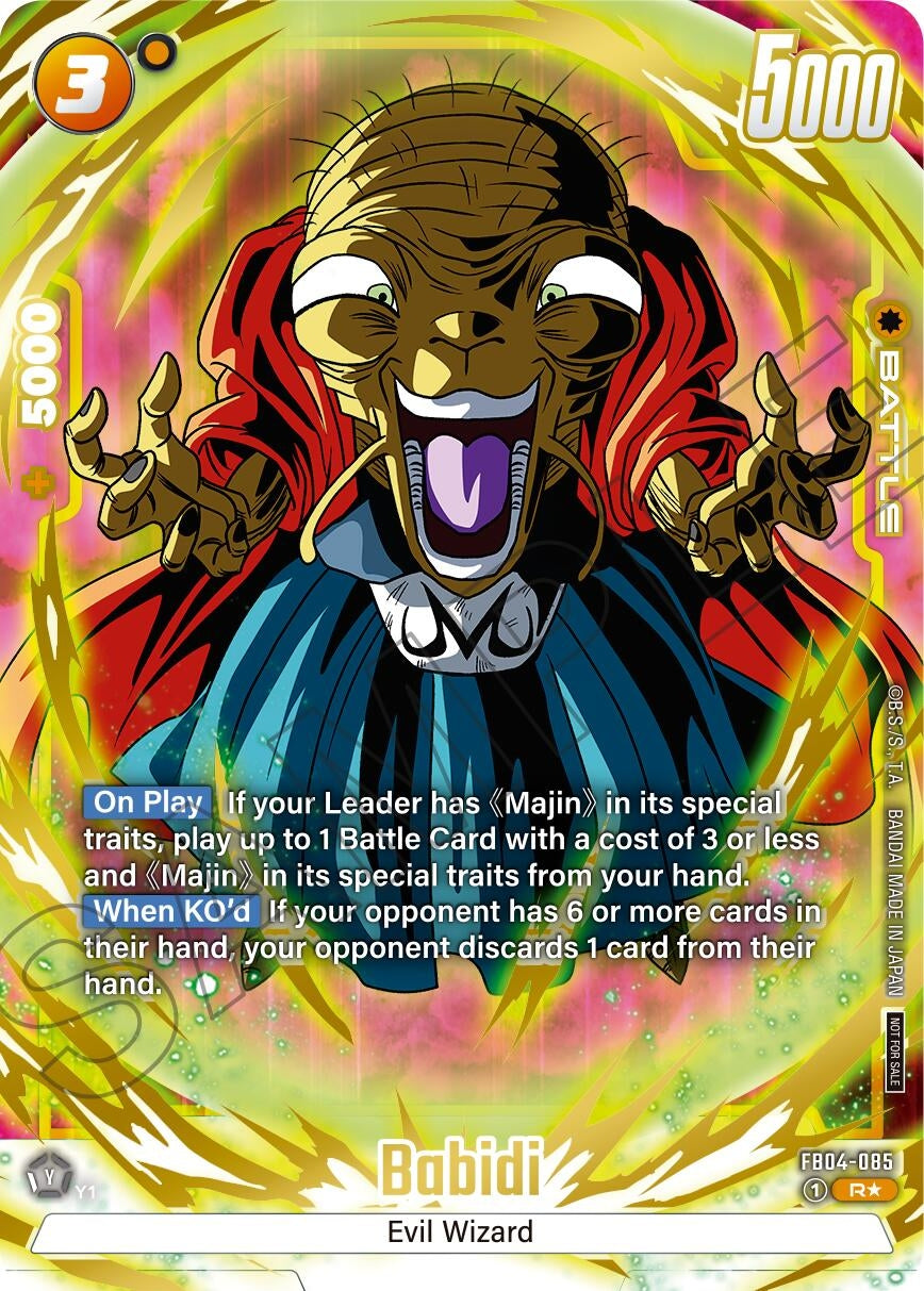 Image for Babidi (Alternate Art) (Limited Pack 01) (FB04-085) (DBSFW_TPR) - Dragon Ball Super: Fusion World