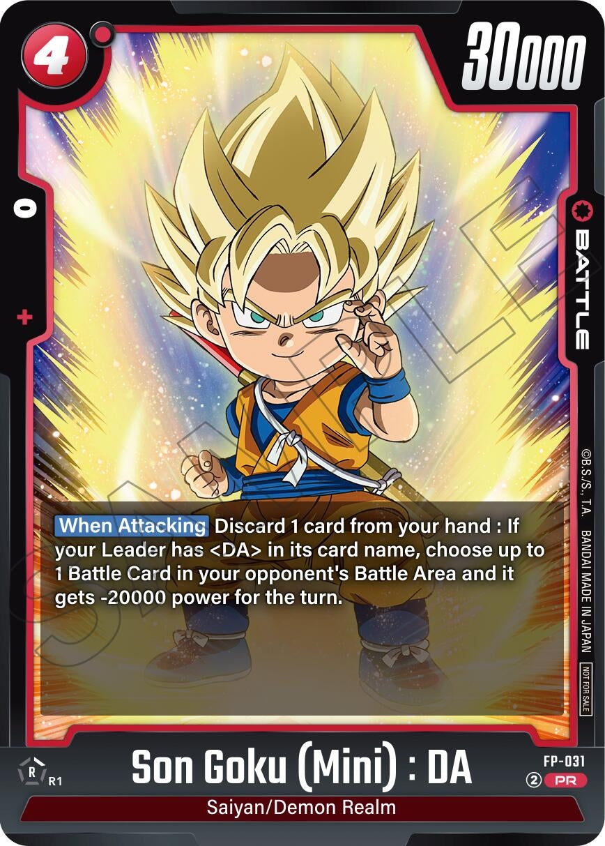 Image for Son Goku (Mini) : DA (Promotion Pack Vol.5) (FP-031) (DBSFW_TPR) - Dragon Ball Super: Fusion World