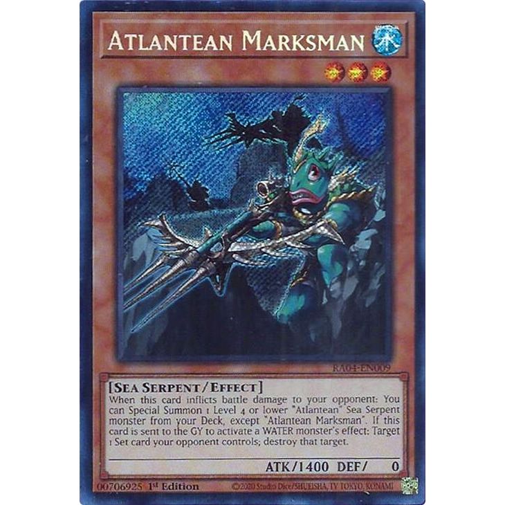 Image for Atlantean Marksman (Secret Rare) (RA04-EN009) - YuGiOh