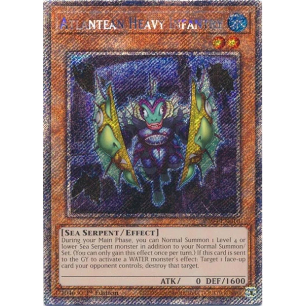 Image for Atlantean Heavy Infantry (Platinum Secret Rare) (RA04-EN010) - YuGiOh