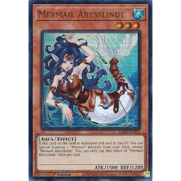 Image for Mermail Abysslinde (UR) (RA04-EN011) - YuGiOh