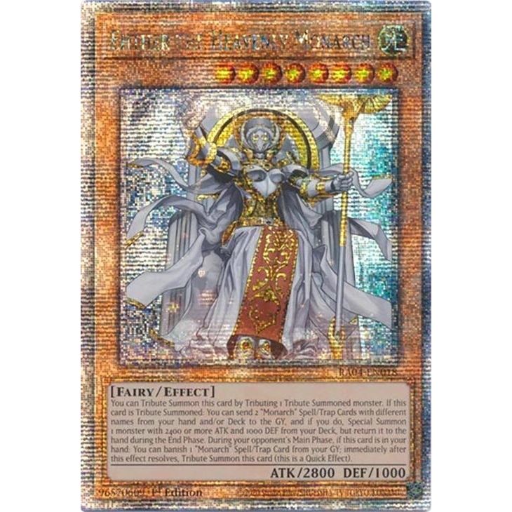 Image for Ehther the Heavenly Monarch (Quarter Century Secret Rare) (RA04-EN018) - YuGiOh
