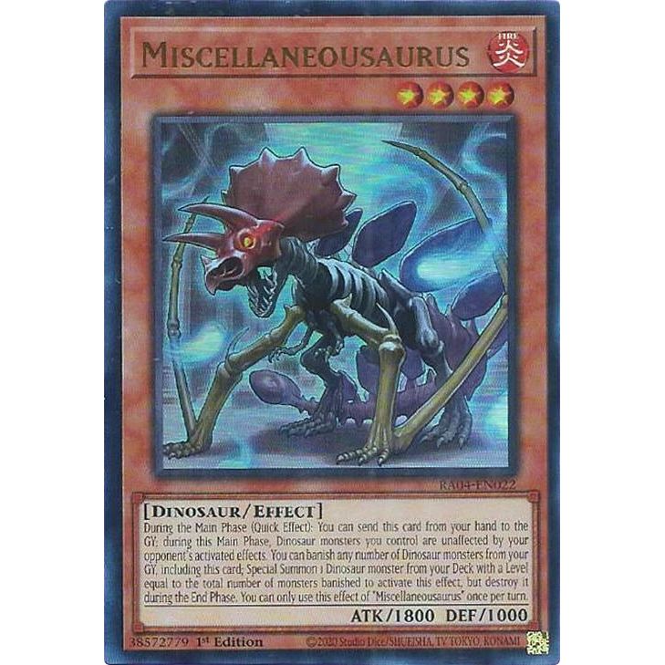 Image for Miscellaneousaurus (UR) (RA04-EN022) - YuGiOh