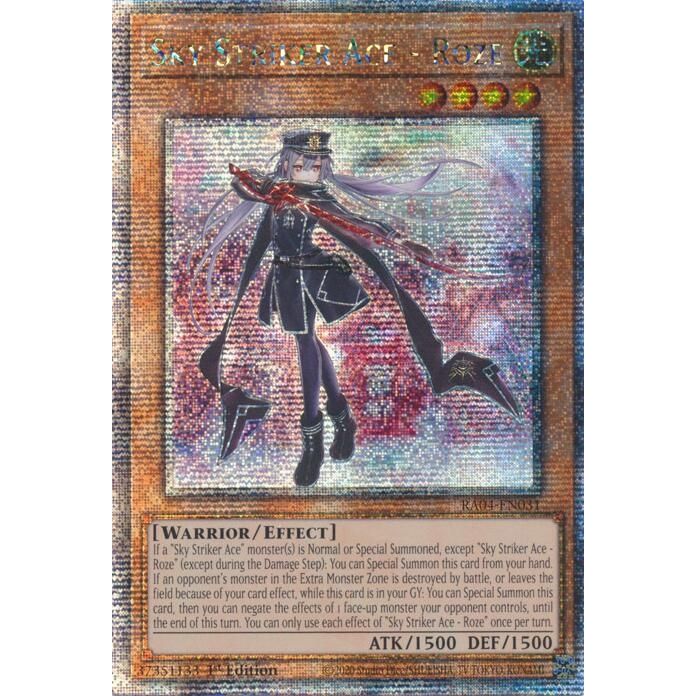 Image for Sky Striker Ace - Roze (Quarter Century Secret Rare) (RA04-EN031) - YuGiOh