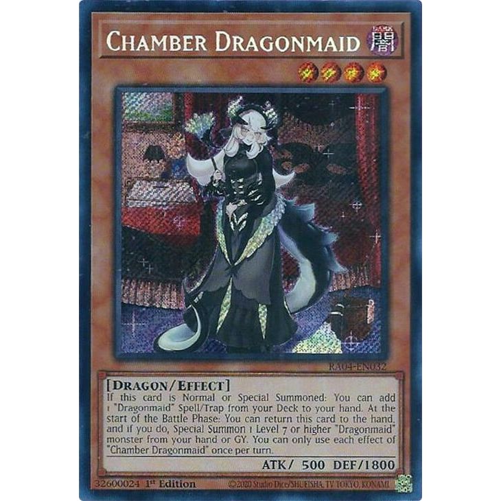 Image for Chamber Dragonmaid (Secret Rare) (RA04-EN032) - YuGiOh