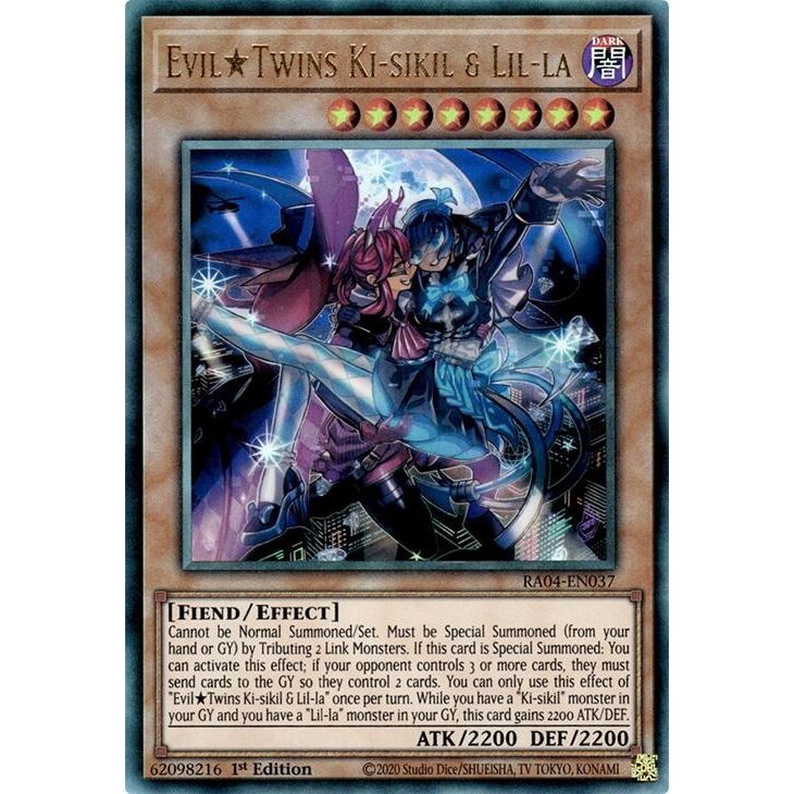 Image for Evil Twins Ki-sikil & Lil-la (PUR) (RA04-EN037) - YuGiOh