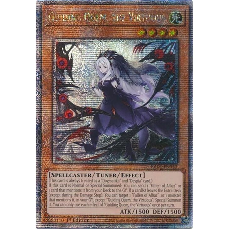 Image for Guiding Quem, the Virtuous (Quarter Century Secret Rare) (RA04-EN043) - YuGiOh