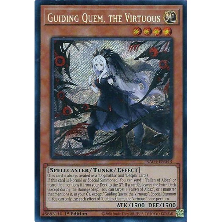 Image for Guiding Quem, the Virtuous (Secret Rare) (RA04-EN043) - YuGiOh