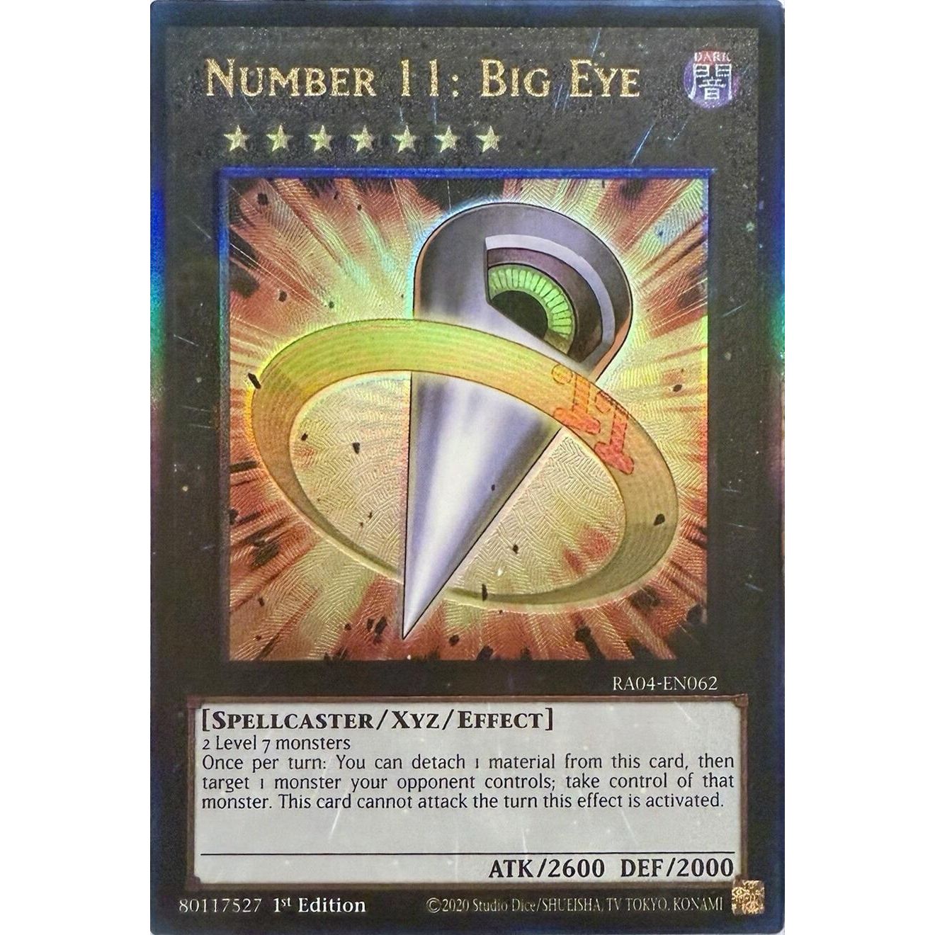 Image for Number 11: Big Eye (PUR) (RA04-EN062) - YuGiOh