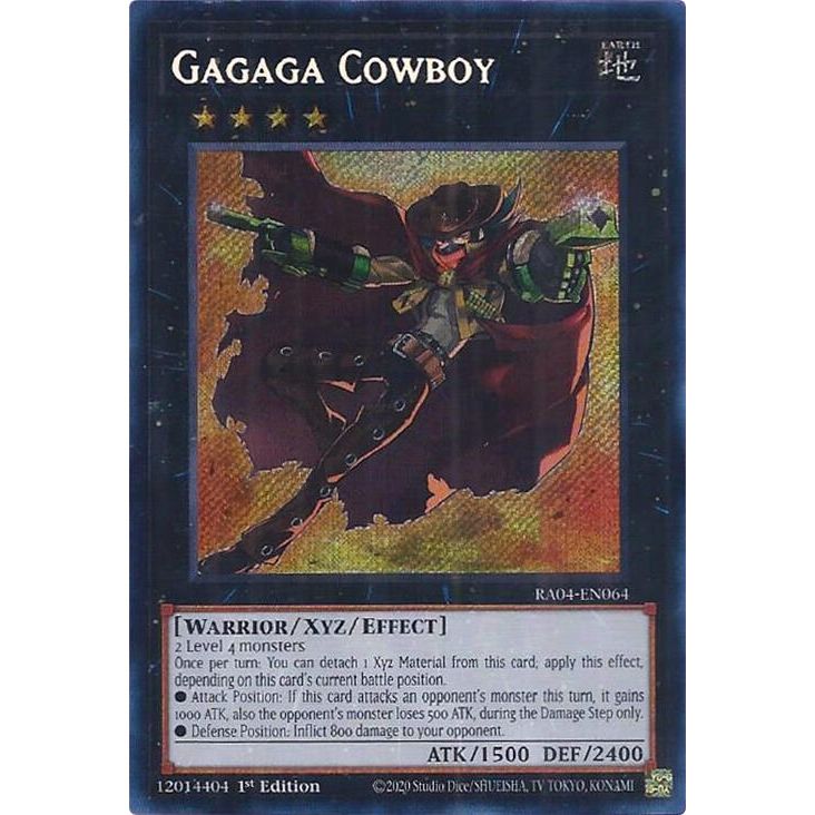 Image for Gagaga Cowboy (Secret Rare) (RA04-EN064) - YuGiOh