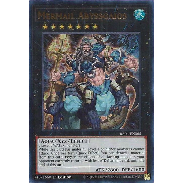 Image for Mermail Abyssgaios (UR) (RA04-EN065) - YuGiOh