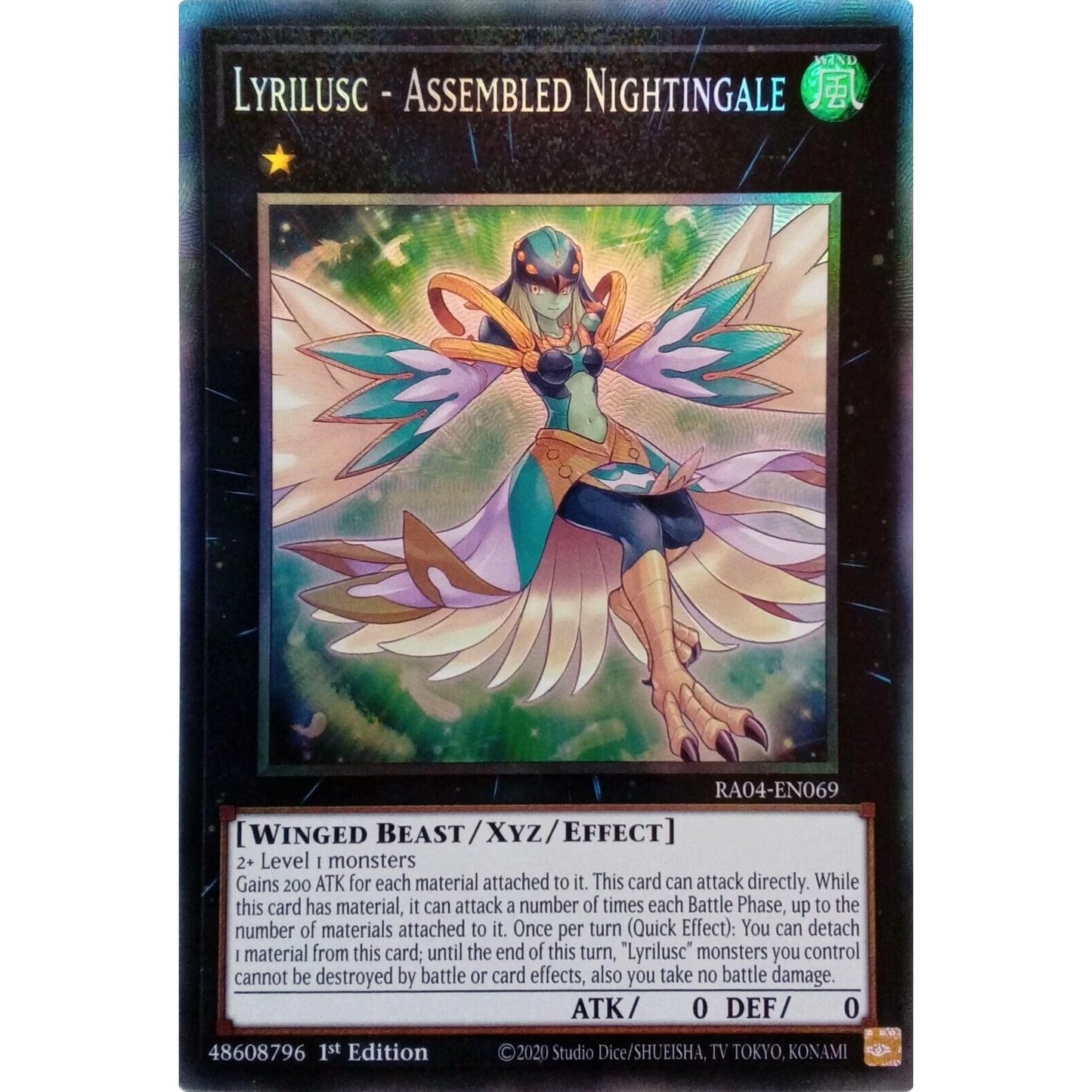 Image for Lyrilusc - Assembled Nightingale (PCR) (RA04-EN069) - YuGiOh
