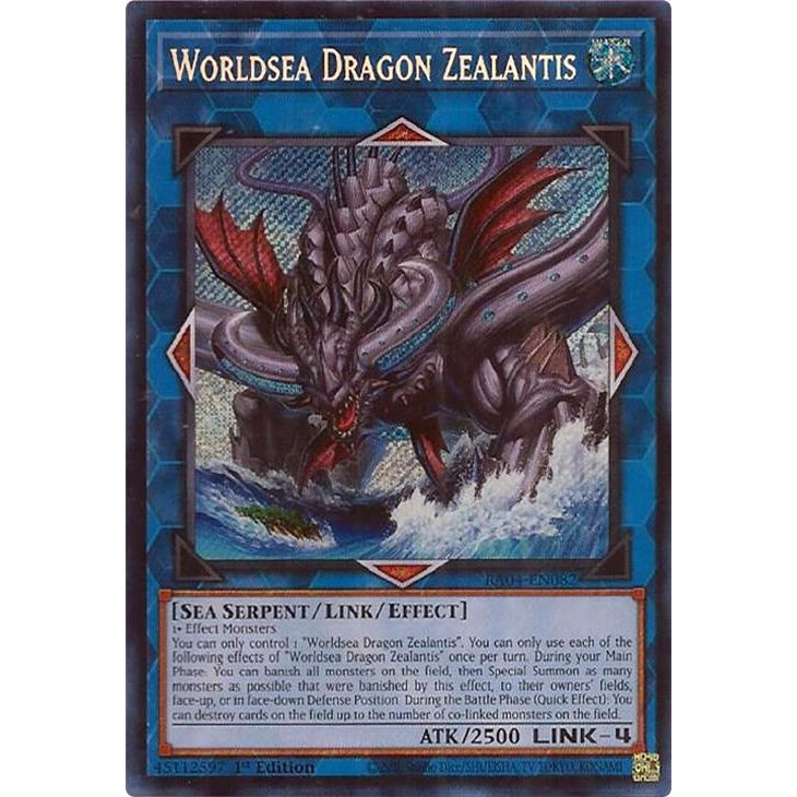 Image for Worldsea Dragon Zealantis (Secret Rare) (RA04-EN082) - YuGiOh