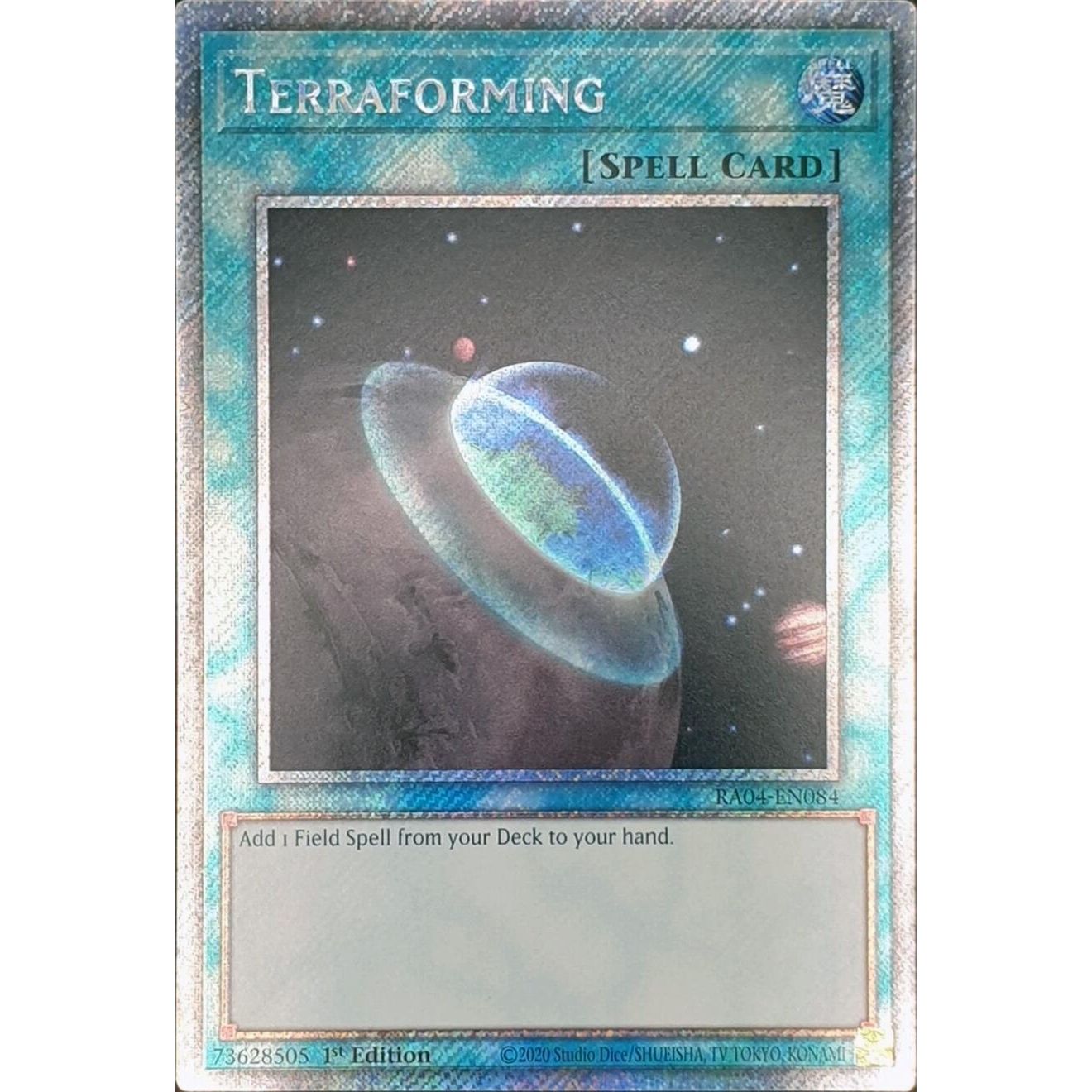Image for Terraforming (Platinum Secret Rare) (RA04-EN084) - YuGiOh